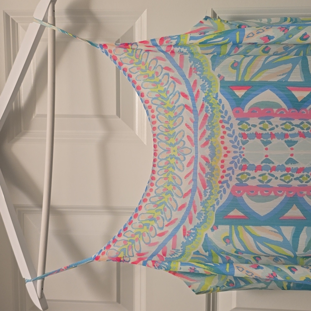 Lilly Pulitzer Patterned Spring Summer Dress Size… - image 2